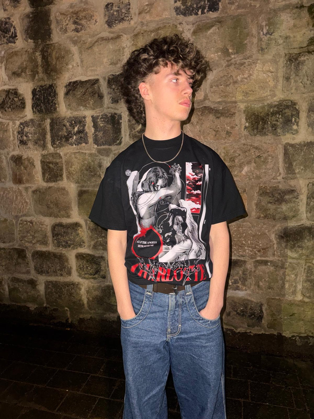 'All of the angels betrayed me' shirt